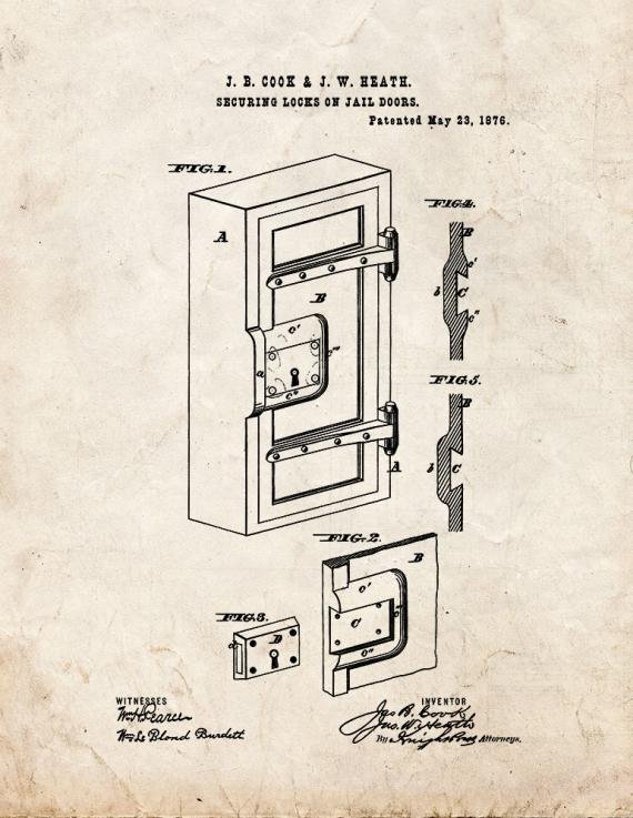 Patent Blueprint 6010 1 12 A4 Photo Print