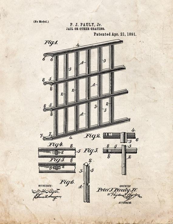 Patent Blueprint 6012 1 12 A4 Photo Print