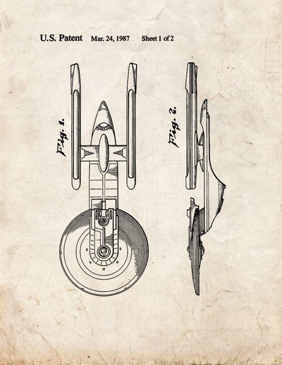 Patent Blueprint 619 2 12 A4 Photo Print