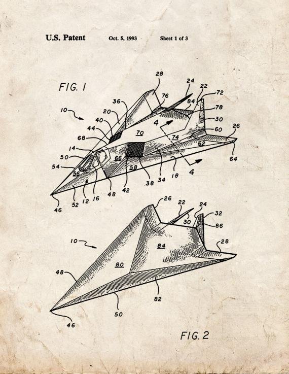 Patent Blueprint 646 2 12 A4 Photo Print
