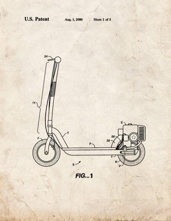 Patent Blueprint 651 2 12 A4 Photo Print