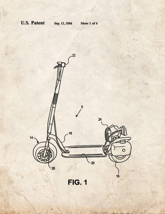 Patent Blueprint 656 2 12 A4 Photo Print
