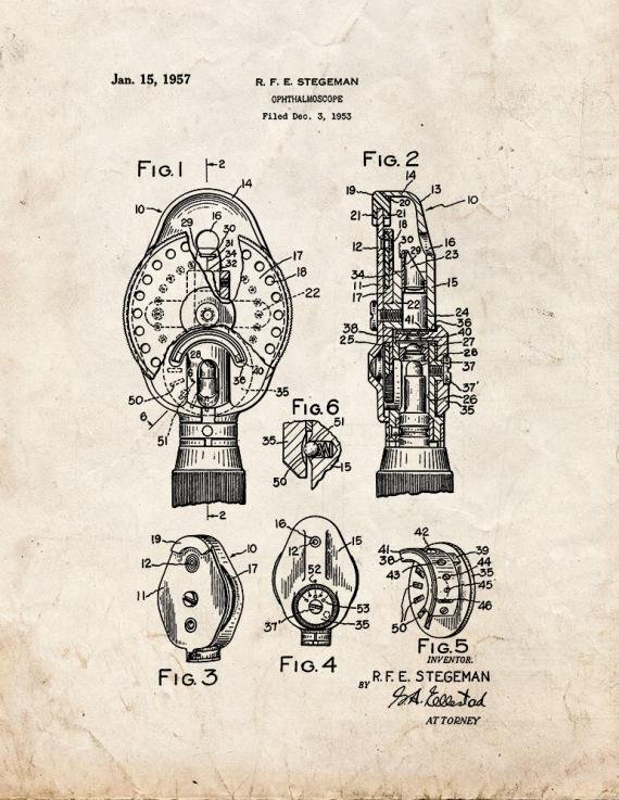 Patent Blueprint 659 1 12 A4 Photo Print