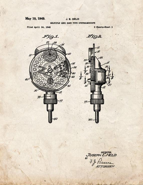 Patent Blueprint 660 1 12 A4 Photo Print
