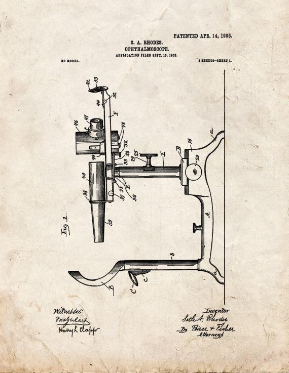 Patent Blueprint 661 1 12 A4 Photo Print