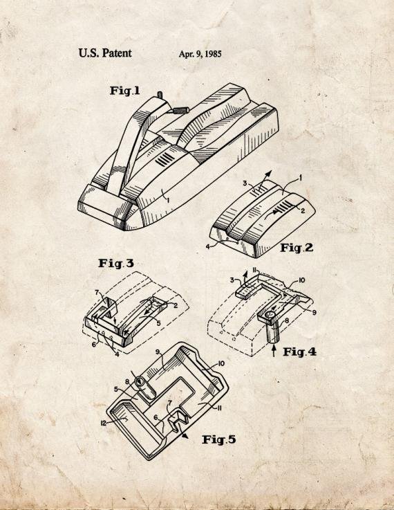 Patent Blueprint 667 2 12 A4 Photo Print