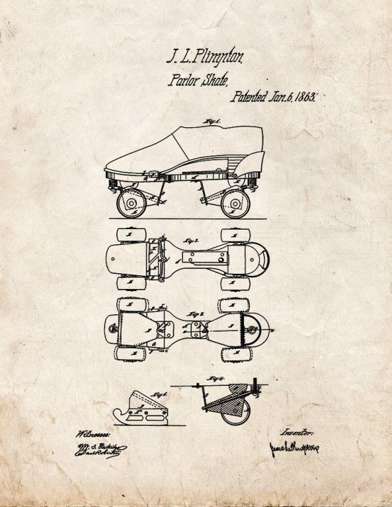 Patent Blueprint 672 1 12 A4 Photo Print