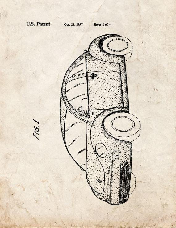 Patent Blueprint 679 2 12 A4 Photo Print