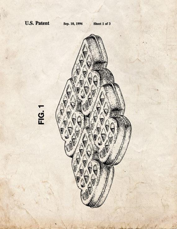 Patent Blueprint 684 2 12 A4 Photo Print