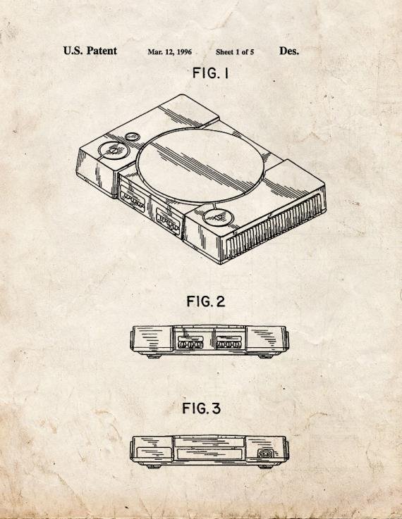 Patent Blueprint 689 2 12 A4 Photo Print