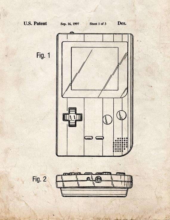 Patent Blueprint 690 2 12 A4 Photo Print