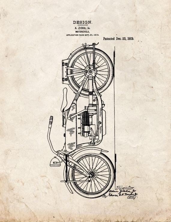Patent Blueprint 694 1 12 A4 Photo Print