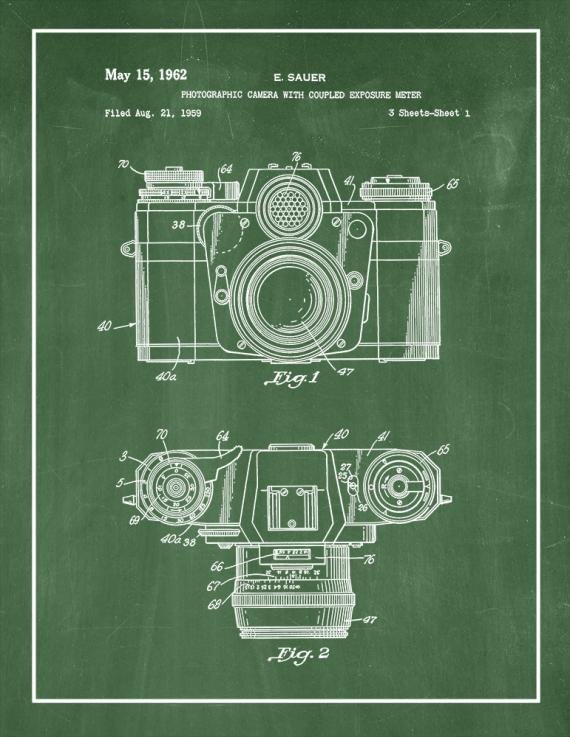 Patent Blueprint 695 1 12 80 paper gchb A4 Photo Print