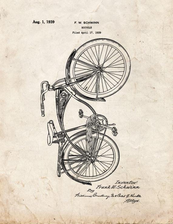 Patent Blueprint 697 1 12 A4 Photo Print