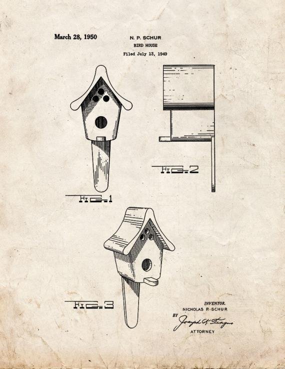Patent Blueprint 698 1 12 A4 Photo Print