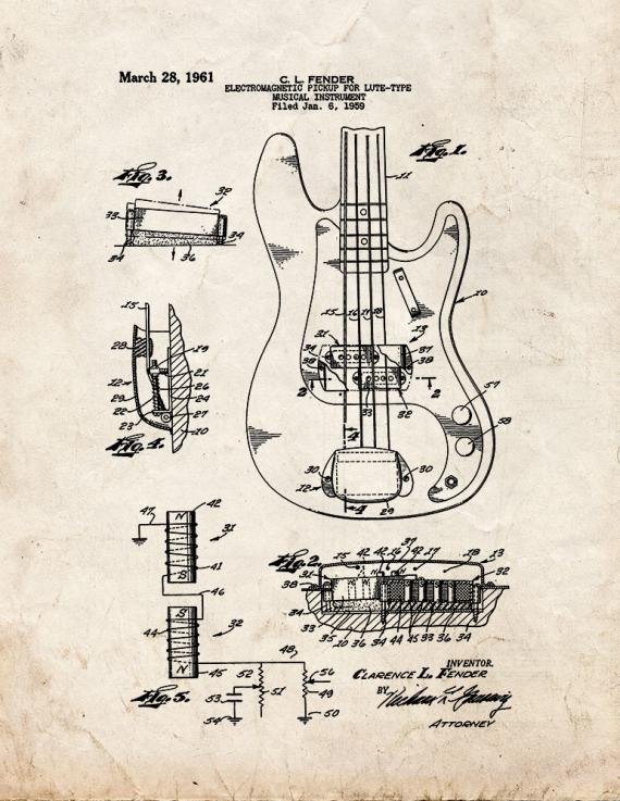 Patent Blueprint 70 1 12 A4 Photo Print