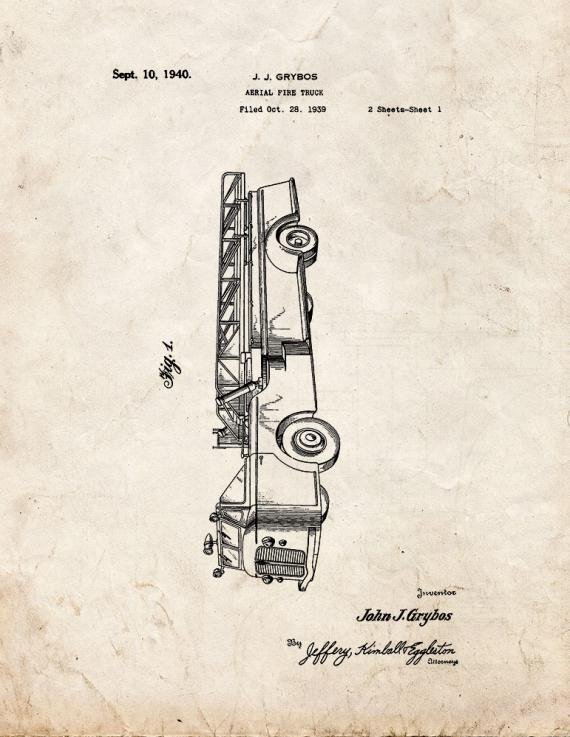 Patent Blueprint 703 1 12 A4 Photo Print