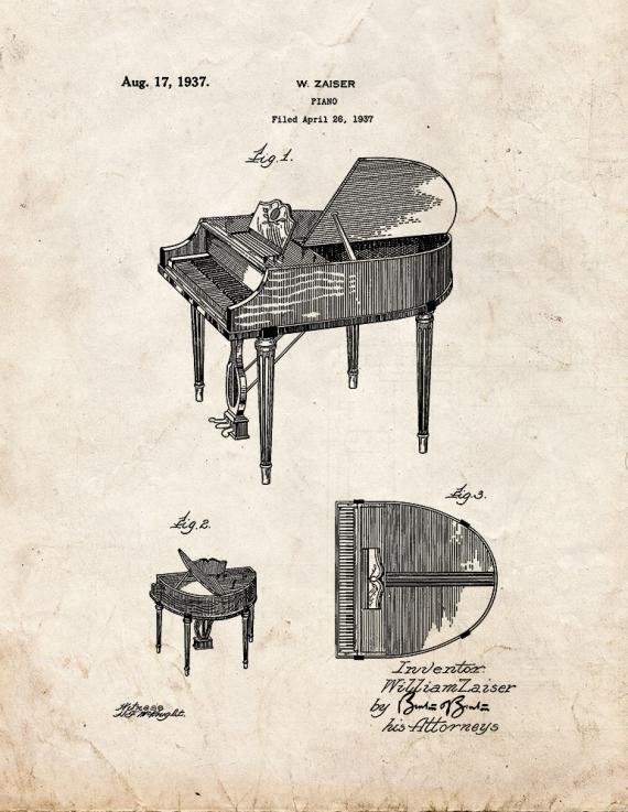 Patent Blueprint 705 1 12 A4 Photo Print