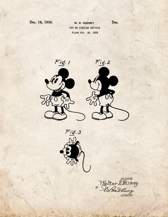 Patent Blueprint 707 1 12 A4 Photo Print