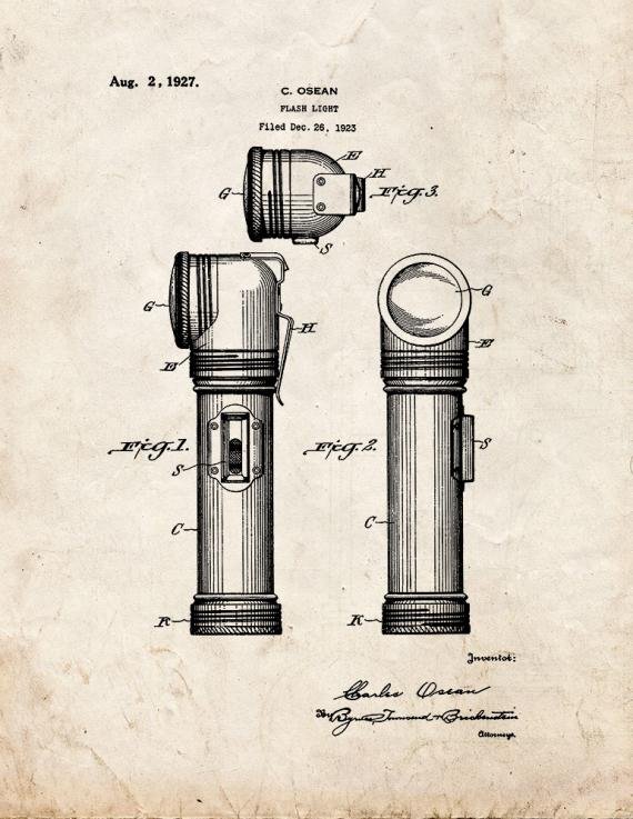 Patent Blueprint 711 1 12 A4 Photo Print