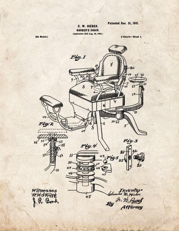 Patent Blueprint 715 1 12 A4 Photo Print