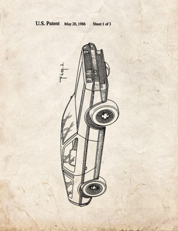 Patent Blueprint 717 2 12 A4 Photo Print