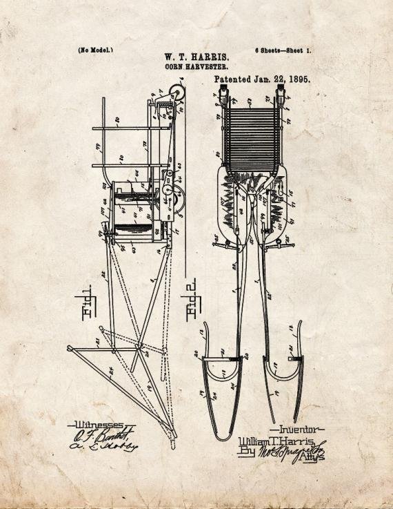 Patent Blueprint 722 1 12 A4 Photo Print
