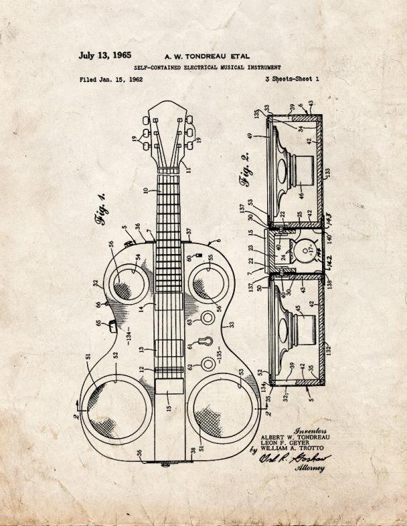 Patent Blueprint 73 1 12 A4 Photo Print