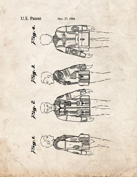 Patent Blueprint 733 2 12 A4 Photo Print