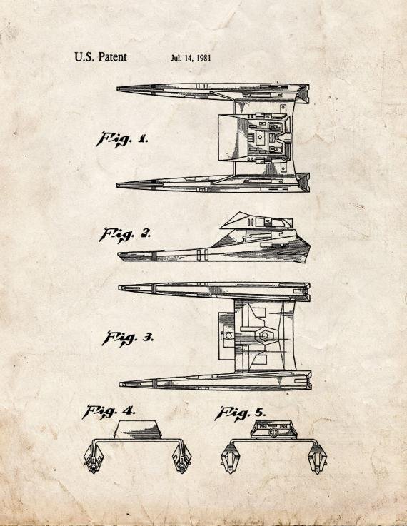 Patent Blueprint 734 2 12 A4 Photo Print