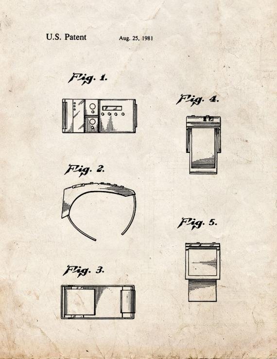 Patent Blueprint 735 2 12 A4 Photo Print