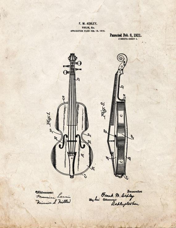 Patent Blueprint 744 1 12 A4 Photo Print