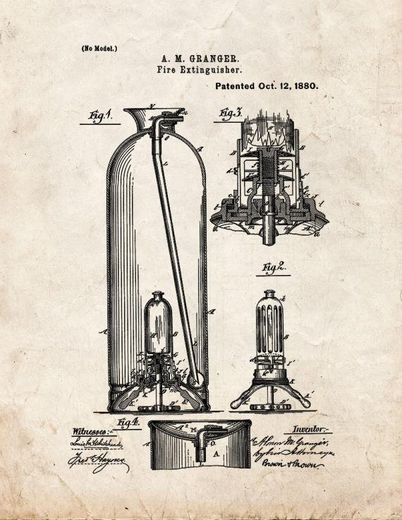 Patent Blueprint 750 1 12 A4 Photo Print