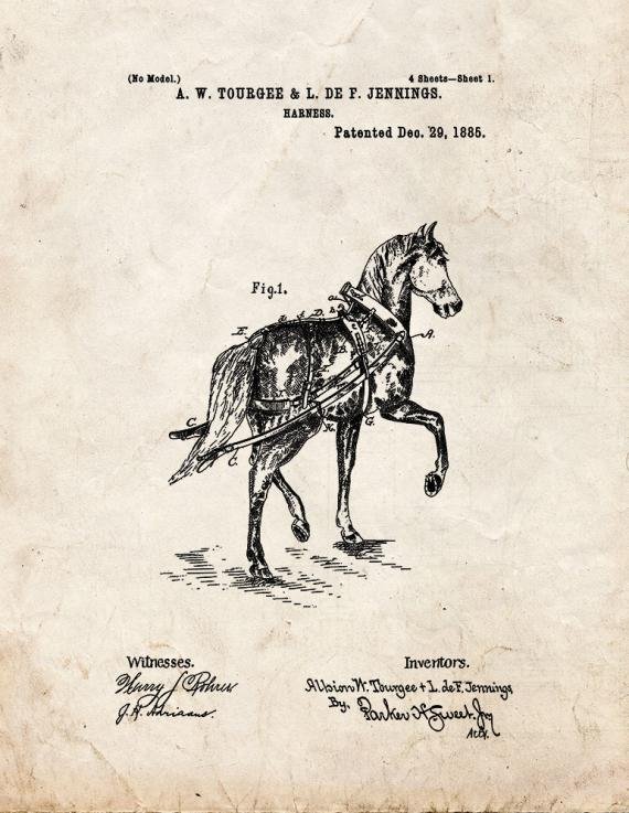 Patent Blueprint 755 1 12 A4 Photo Print