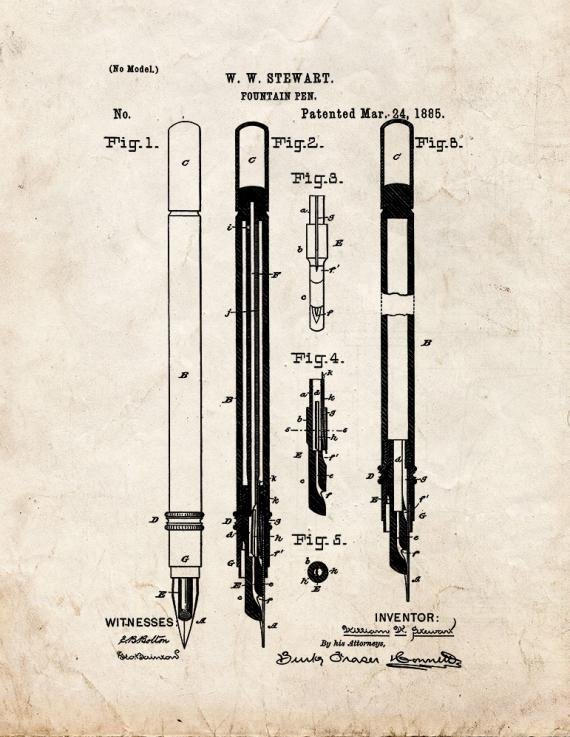 Patent Blueprint 756 1 12 A4 Photo Print