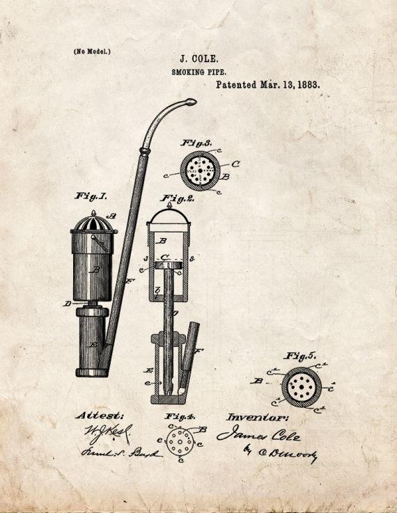Patent Blueprint 763 1 12 A4 Photo Print