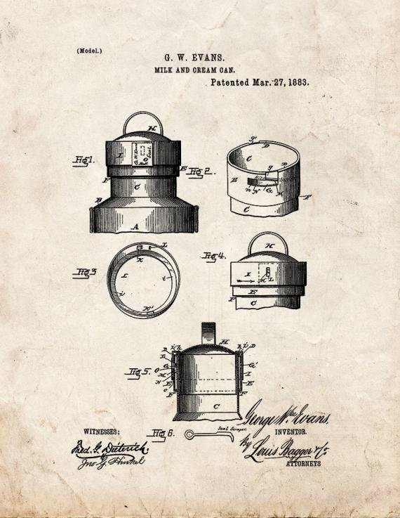 Patent Blueprint 768 1 12 A4 Photo Print