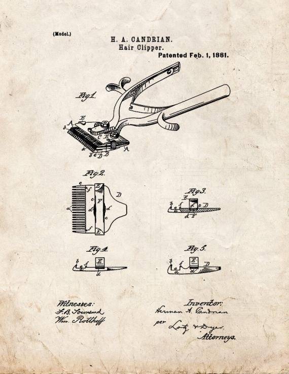 Patent Blueprint 769 1 12 A4 Photo Print