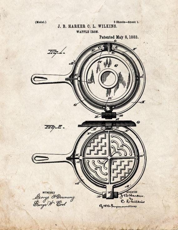 Patent Blueprint 777 1 12 A4 Photo Print