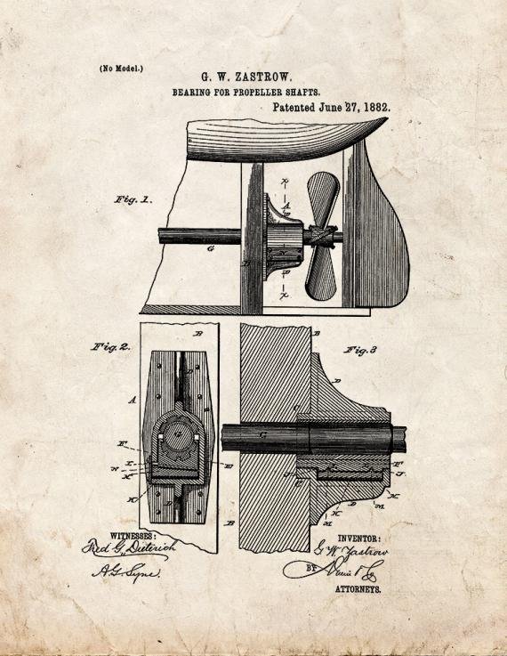 Patent Blueprint 785 1 12 A4 Photo Print
