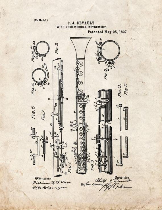 Patent Blueprint 79 1 12 A4 Photo Print