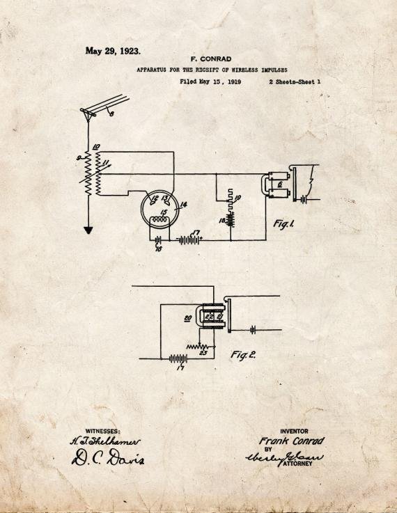Patent Blueprint 790 1 12 A4 Photo Print