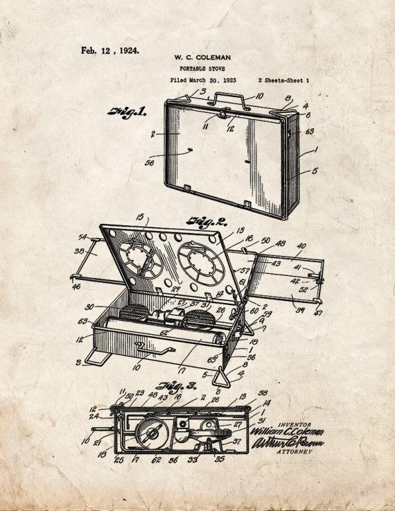 Patent Blueprint 792 1 12 A4 Photo Print