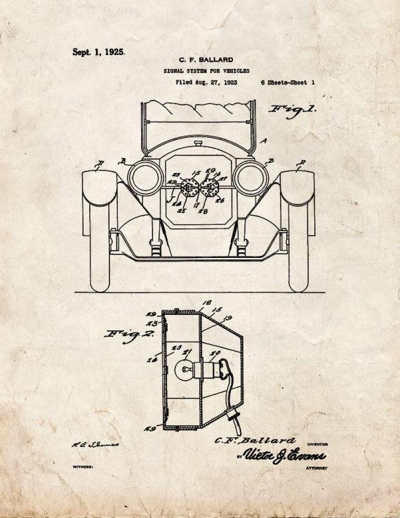 Patent Blueprint 796 1 12 A4 Photo Print