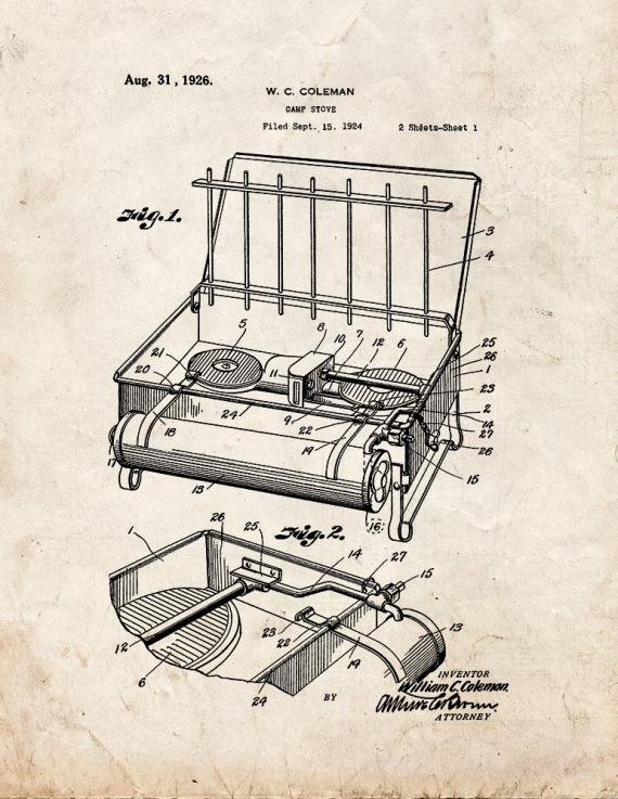 Patent Blueprint 800 1 12 A4 Photo Print