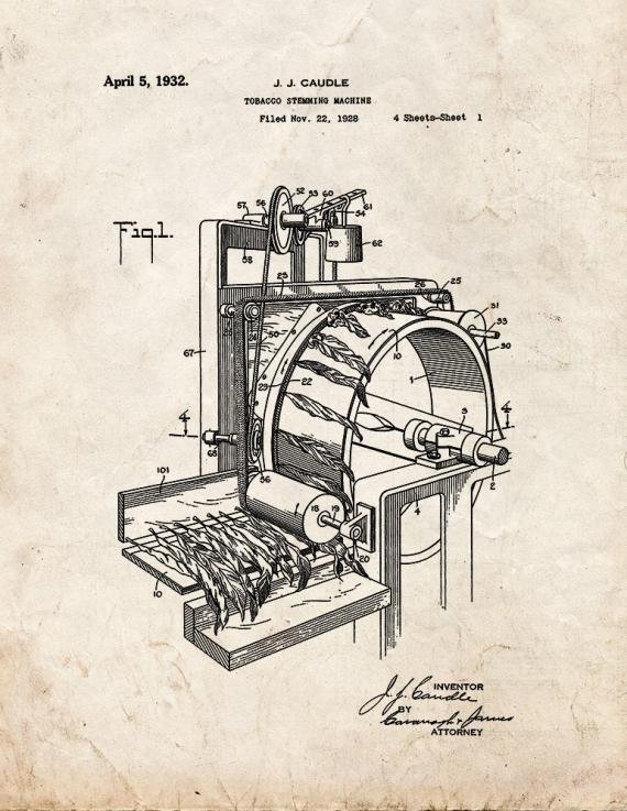 Patent Blueprint 807 1 12 A4 Photo Print