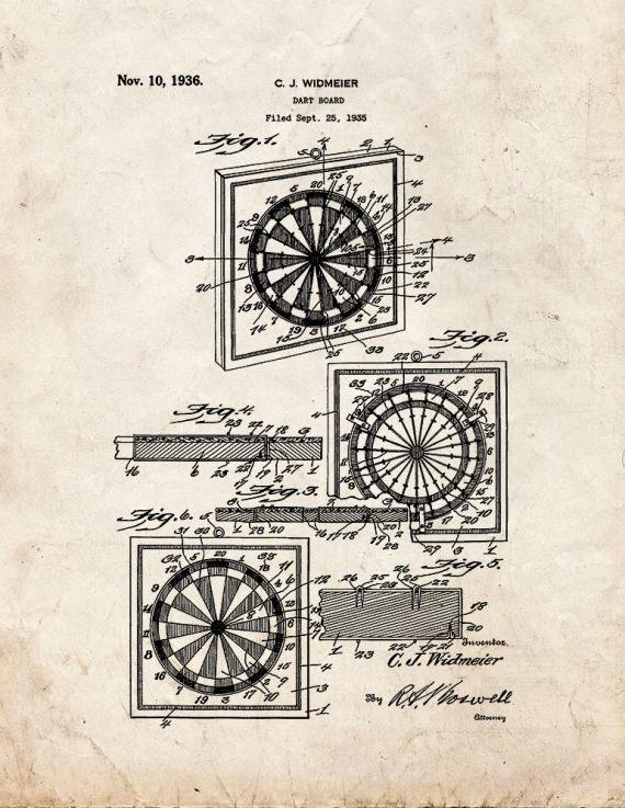 Patent Blueprint 811 1 12 A4 Photo Print