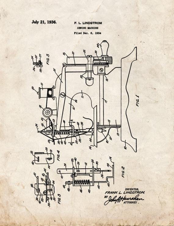 Patent Blueprint 813 1 12 A4 Photo Print