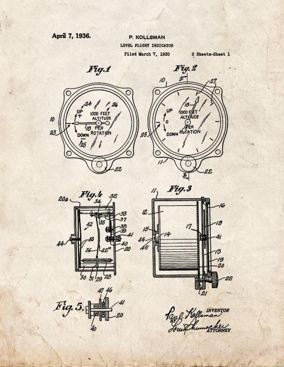 Patent Blueprint 815 1 12 A4 Photo Print