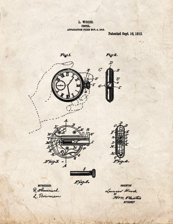 Patent Blueprint 821 1 12 A4 Photo Print